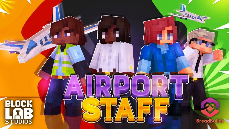 Airport Staff on the Minecraft Marketplace by BLOCKLAB Studios