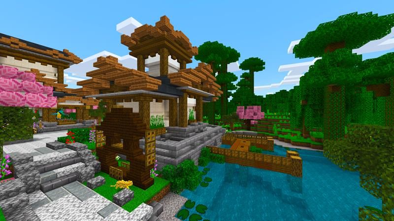 Simple Spawns: Blossom Village by Razzleberries