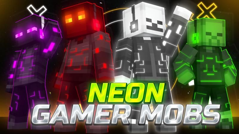 Neon Gamer Mobs on the Minecraft Marketplace by Waypoint Studios