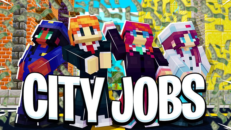 CITY JOBS on the Minecraft Marketplace by Pickaxe Studios CITY JOBS on the Minecraft Marketplace by Pickaxe Studios