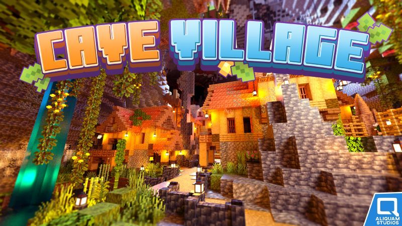 Cave Village on the Minecraft Marketplace by Aliquam Studios