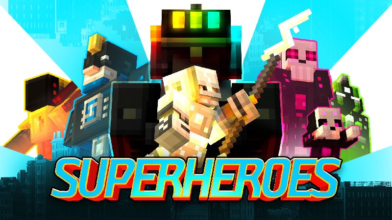 Superheroes on the Minecraft Marketplace by Gamemode One