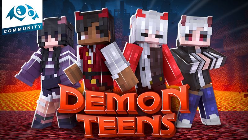 Demon Teens by Monster Egg Studios (Minecraft Skin Pack) - Minecraft ...