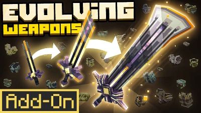 Evolving Weapons AddOn on the Minecraft Marketplace by Snail Studios