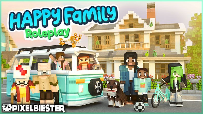Happy Family  Roleplay on the Minecraft Marketplace by Pixelbiester