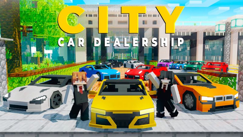 City Car Dealership on the Minecraft Marketplace by Kreatik Studios