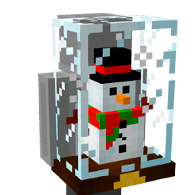 Snowman Snow Globe on the Minecraft Marketplace by Diveblocks