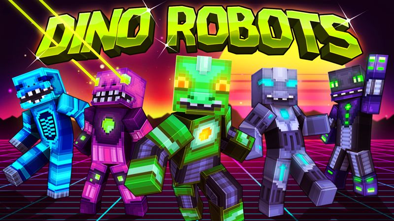 Dino Robots on the Minecraft Marketplace by GoE-Craft Dino Robots on the Minecraft Marketplace by GoE-Craft
