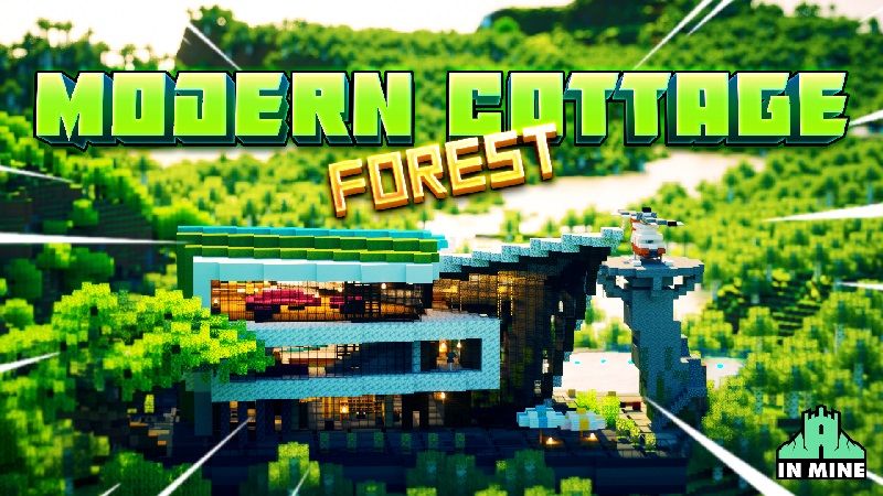 Modern Forest Cottage on the Minecraft Marketplace by In Mine Modern Forest Cottage on the Minecraft Marketplace by In Mine