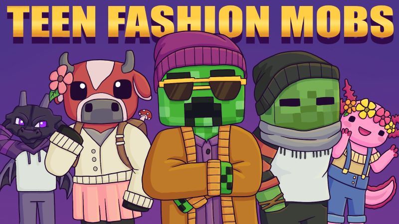 Teen Fashion Mobs on the Minecraft Marketplace by BBB Studios Teen Fashion Mobs on the Minecraft Marketplace by BBB Studios