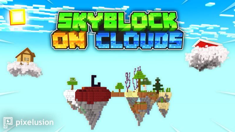 Skyblock On Clouds on the Minecraft Marketplace by Pixelusion Skyblock On Clouds on the Minecraft Marketplace by Pixelusion