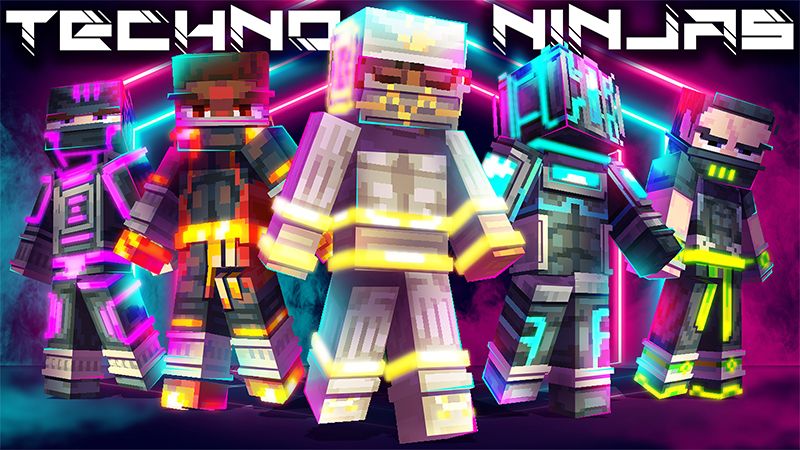 Techno Ninjas on the Minecraft Marketplace by Hourglass Studios Techno Ninjas on the Minecraft Marketplace by Hourglass Studios