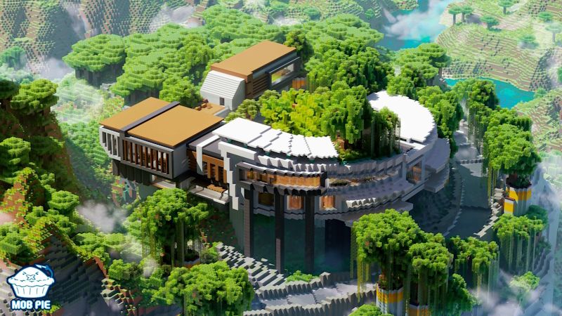 Cliffside Millionaire Mansion on the Minecraft Marketplace by Mob Pie Cliffside Millionaire Mansion on the Minecraft Marketplace by Mob Pie