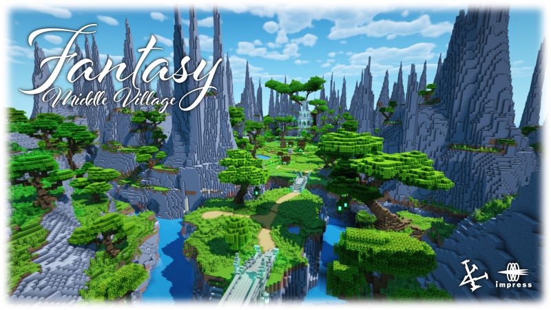 Fantasy Middle Village on the Minecraft Marketplace by Impress