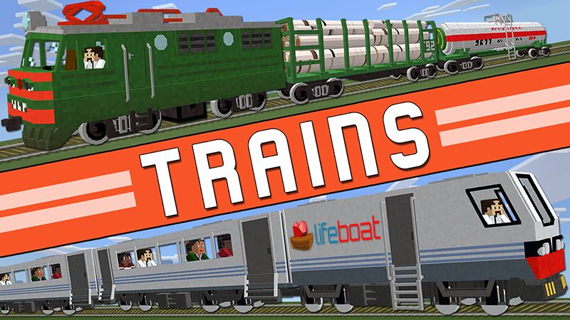 Trains on the Minecraft Marketplace by Lifeboat Trains on the Minecraft Marketplace by Lifeboat