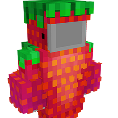 Strawberry Monster on the Minecraft Marketplace by Syclone Studios