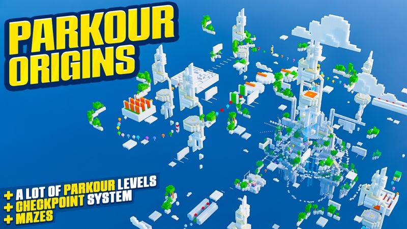 Parkour Origins on the Minecraft Marketplace by Pixell Studio
