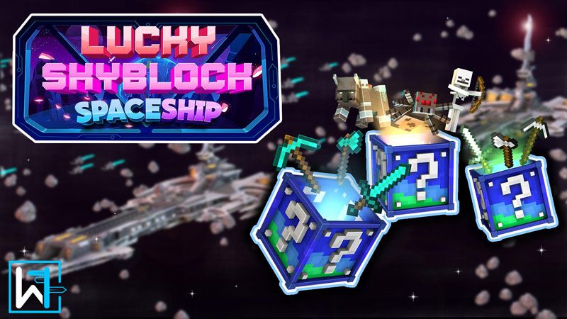 Lucky Skyblock Spaceship