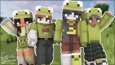 Frog Cutie Skin Pack on the Minecraft Marketplace by CupcakeBrianna