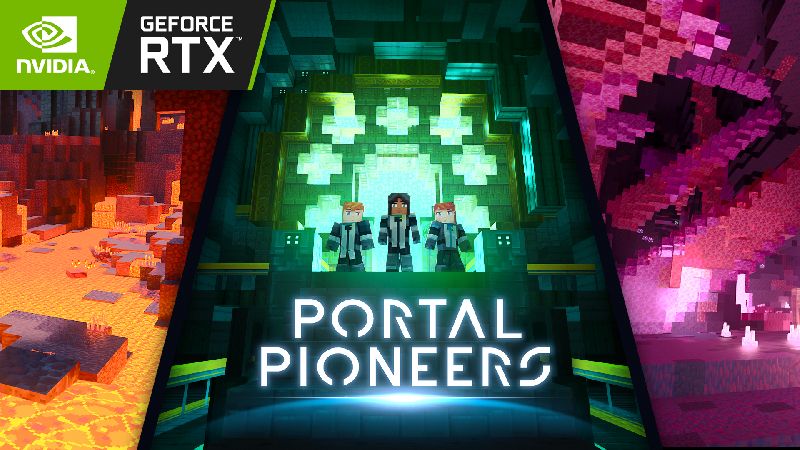 Portal Pioneers RTX on the Minecraft Marketplace by Nvidia Portal Pioneers RTX on the Minecraft Marketplace by Nvidia