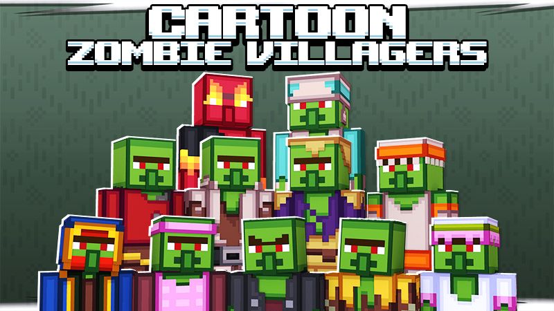 Cartoon Zombie Villagers