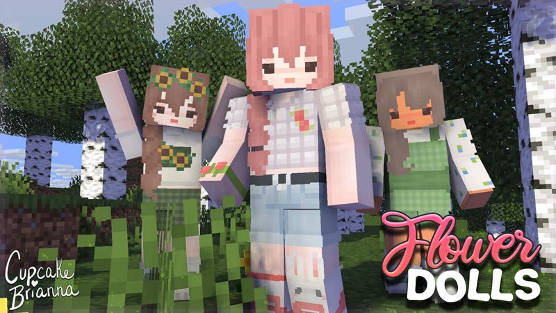 Flower Dolls HD Skin Pack on the Minecraft Marketplace by CupcakeBrianna