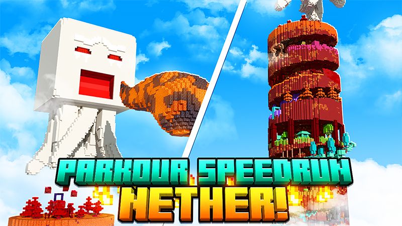 Parkour Speedrun Nether on the Minecraft Marketplace by Diluvian