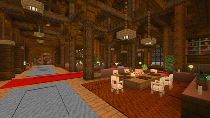 Rustic Log Mansion 2 by CrackedCubes