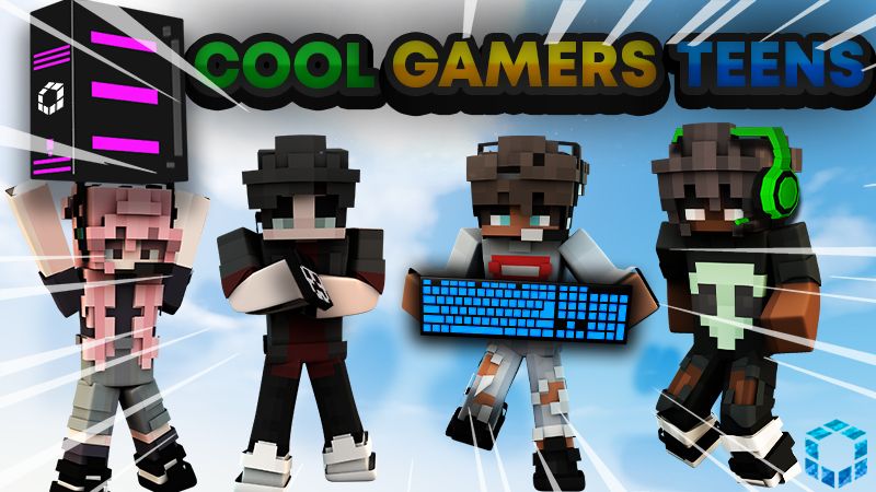 Cool Gamers Teens on the Minecraft Marketplace by UnderBlocks Studios Cool Gamers Teens on the Minecraft Marketplace by UnderBlocks Studios