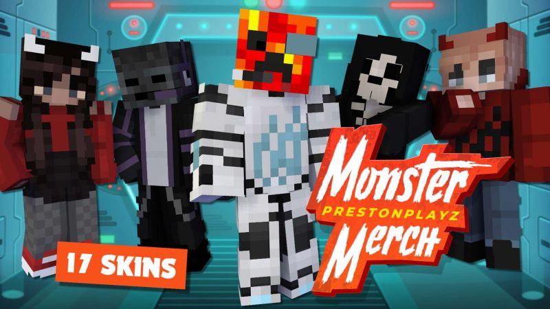 PrestonPlayz Monster Merch on the Minecraft Marketplace by Meatball Inc PrestonPlayz Monster Merch on the Minecraft Marketplace by Meatball Inc