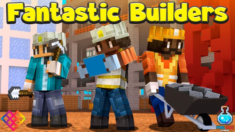 Fantastic Builders on the Minecraft Marketplace by Rainbow Theory Fantastic Builders on the Minecraft Marketplace by Rainbow Theory