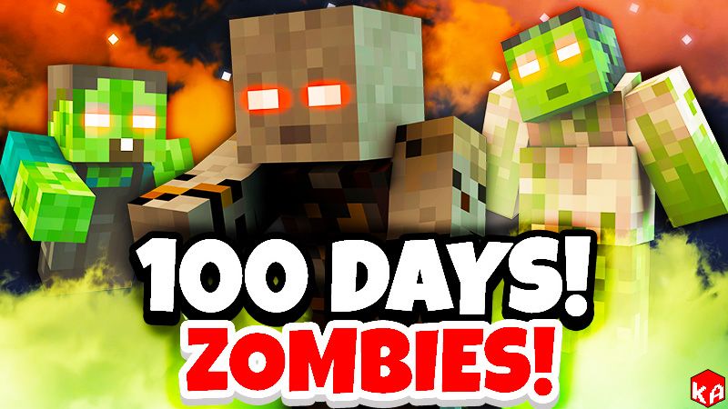 100 Days Zombie Apocalypse on the Minecraft Marketplace by KA Studios
