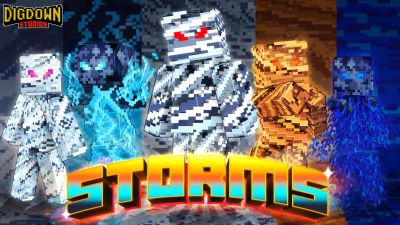 Storms on the Minecraft Marketplace by Dig Down Studios