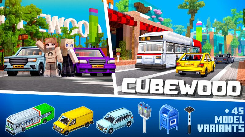 Cubewood on the Minecraft Marketplace by CrackedCubes