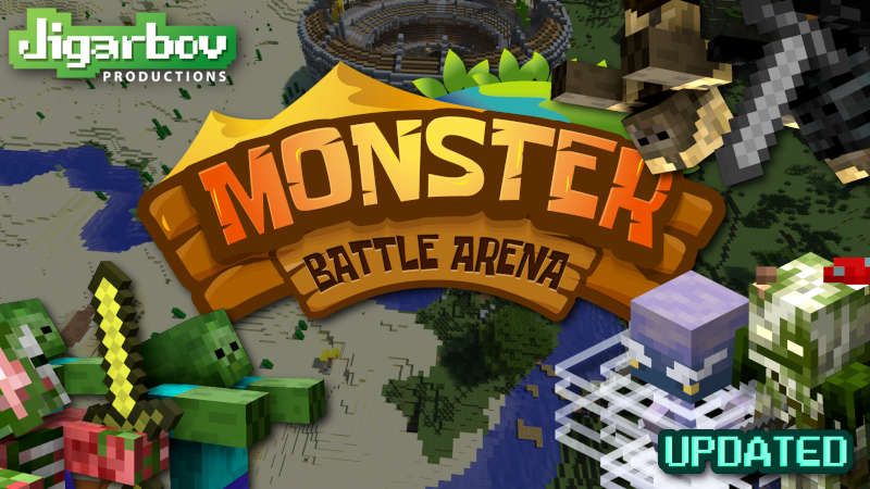 Monster Battle Arena on the Minecraft Marketplace by Jigarbov Productions