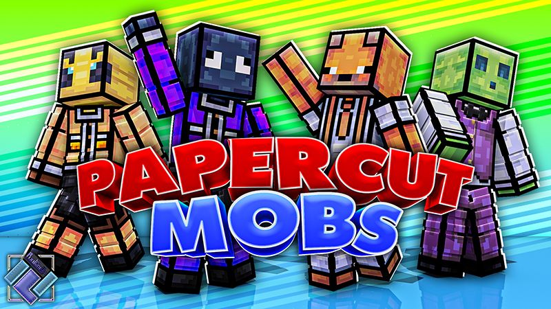 Papercut Mobs on the Minecraft Marketplace by PixelOneUp Papercut Mobs on the Minecraft Marketplace by PixelOneUp
