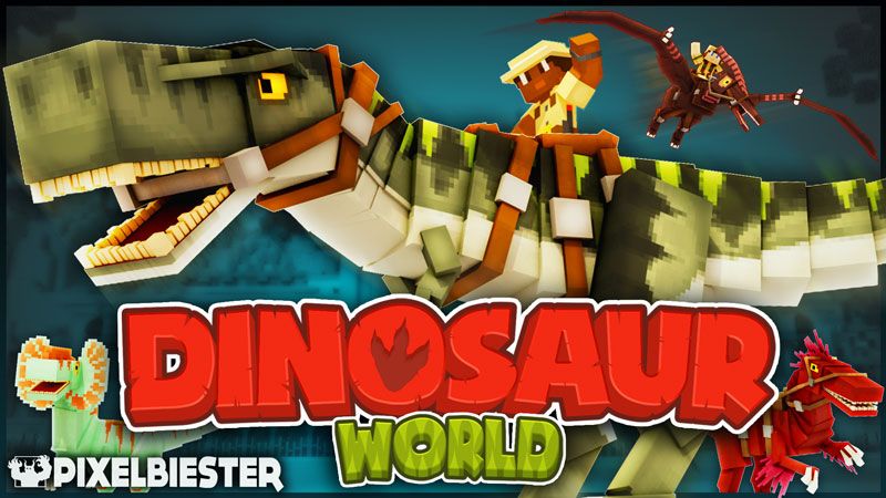 Dinosaur World on the Minecraft Marketplace by Pixelbiester Dinosaur World on the Minecraft Marketplace by Pixelbiester