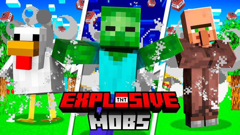 Explosive Mobs on the Minecraft Marketplace by Pixell Studio