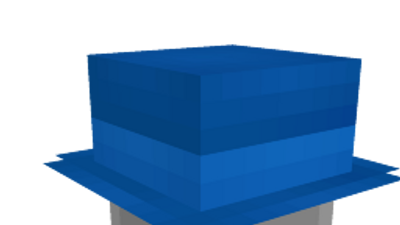 Blue Top Hat on the Minecraft Marketplace by Polymaps