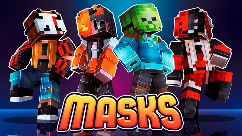 Masks on the Minecraft Marketplace by Dig Down Studios Masks on the Minecraft Marketplace by Dig Down Studios