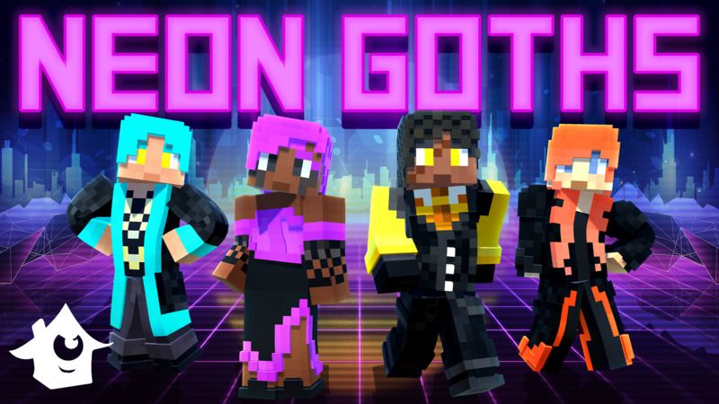 Neon Goths on the Minecraft Marketplace by House of How Neon Goths on the Minecraft Marketplace by House of How