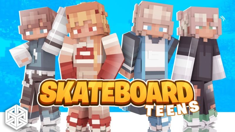 Skateboard Teens on the Minecraft Marketplace by Yeggs Skateboard Teens on the Minecraft Marketplace by Yeggs