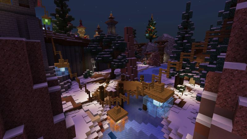 Frosty Village by ThunderAy