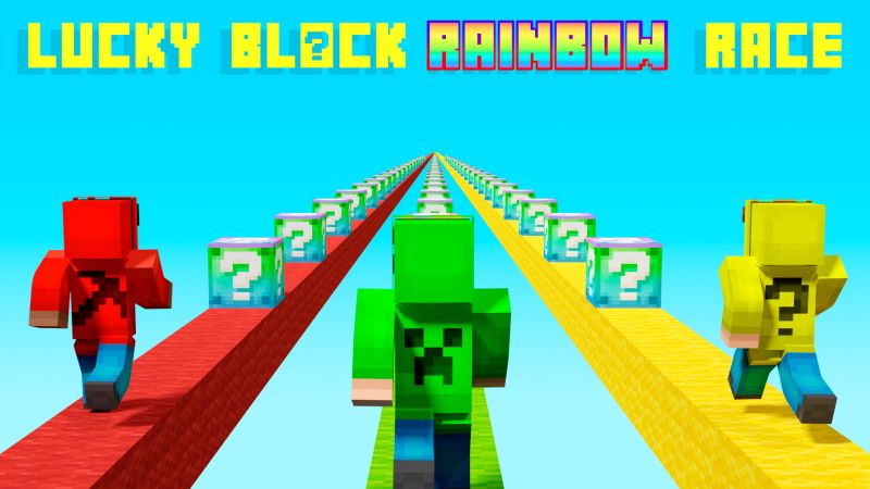 Lucky Block Rainbow Race Lucky Block Rainbow Race