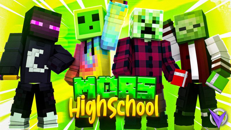 Mobs Highschool on the Minecraft Marketplace by Team Visionary Mobs Highschool on the Minecraft Marketplace by Team Visionary