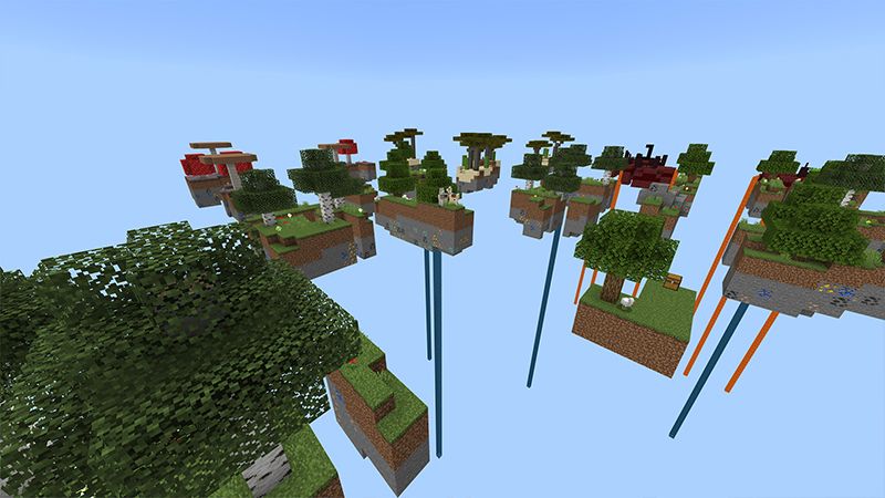 50+ Skyblock Islands by Pickaxe Studios