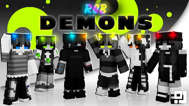RGB Demons on the Minecraft Marketplace by inPixel RGB Demons on the Minecraft Marketplace by inPixel