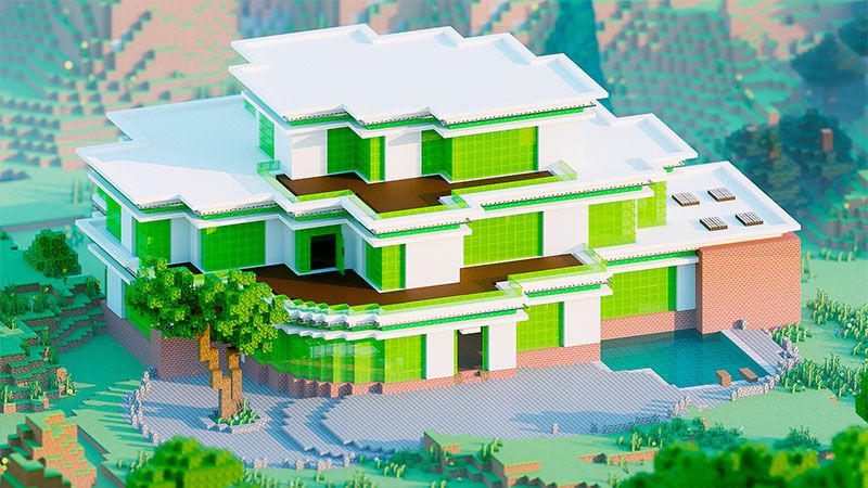 Emerald Mansion on the Minecraft Marketplace by Odyssey Builds Emerald Mansion on the Minecraft Marketplace by Odyssey Builds