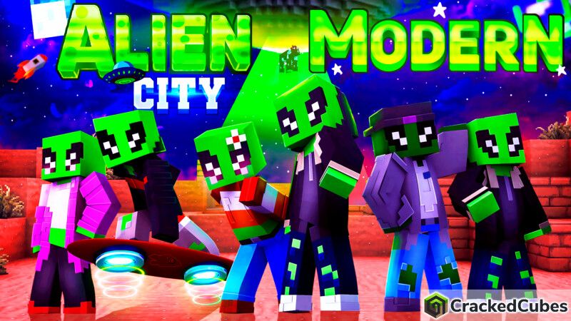 Alien Modern City on the Minecraft Marketplace by CrackedCubes Alien Modern City on the Minecraft Marketplace by CrackedCubes