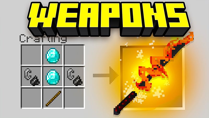 WEAPONS on the Minecraft Marketplace by ChewMingo WEAPONS on the Minecraft Marketplace by ChewMingo